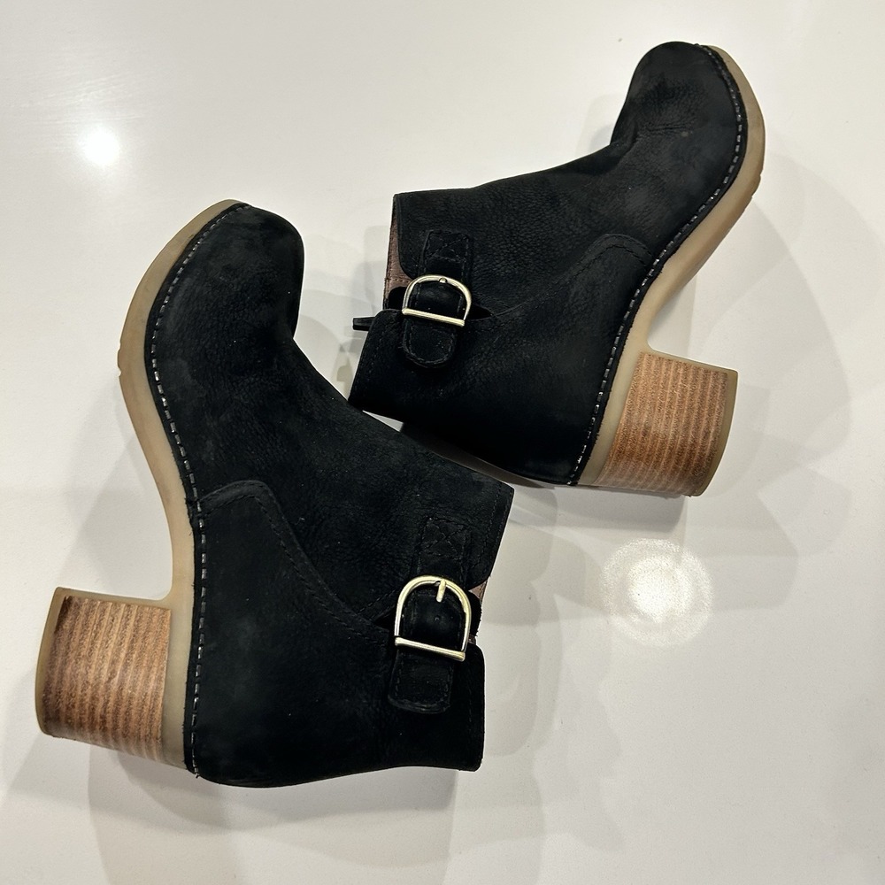 DANSKO Henley Ankle‎ Boot Bootie Black Size 37 US 6.5 7 Leather Comfort Academia